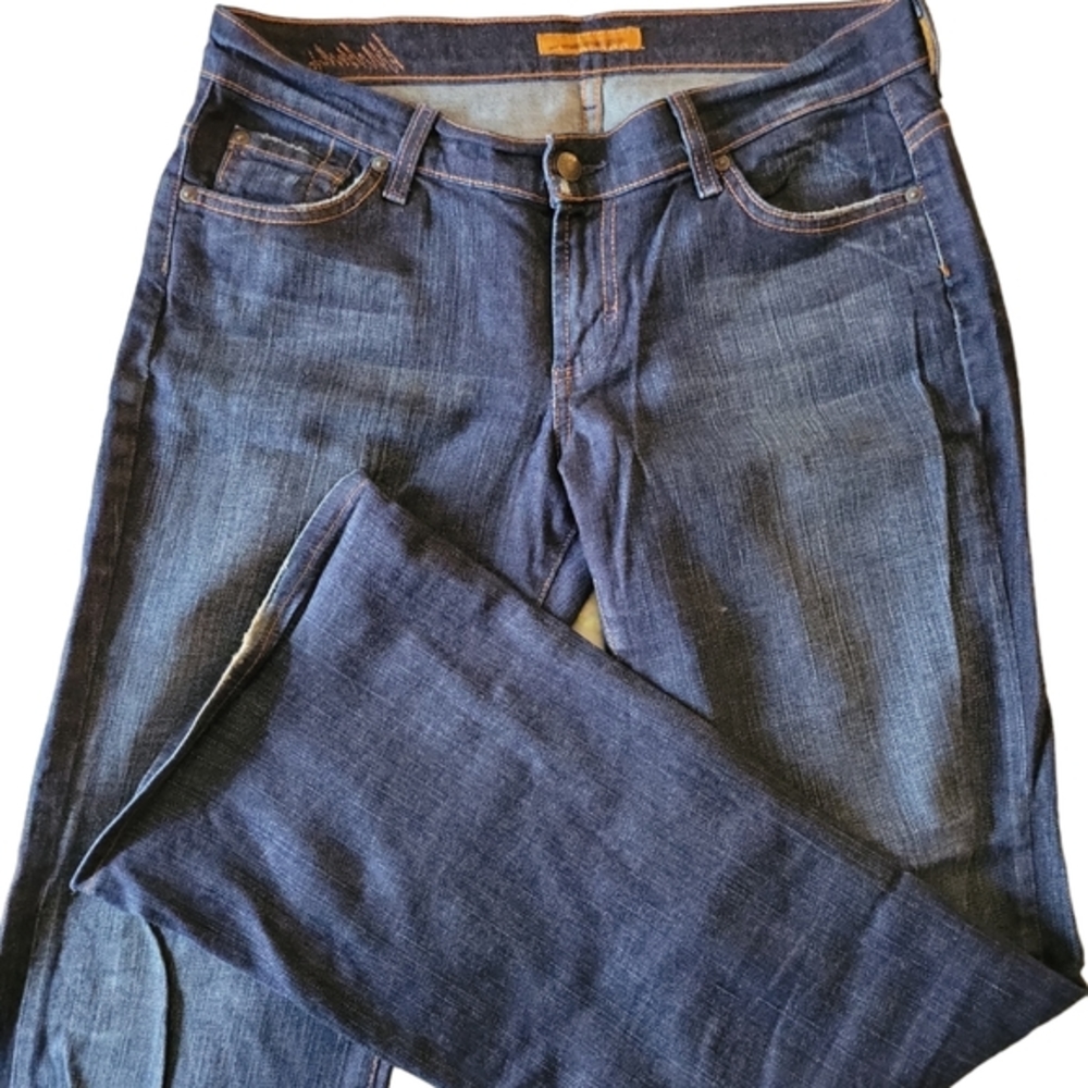 JAMES CURED BY SEUN Dark Wash Stretch Bootcut Jeans
